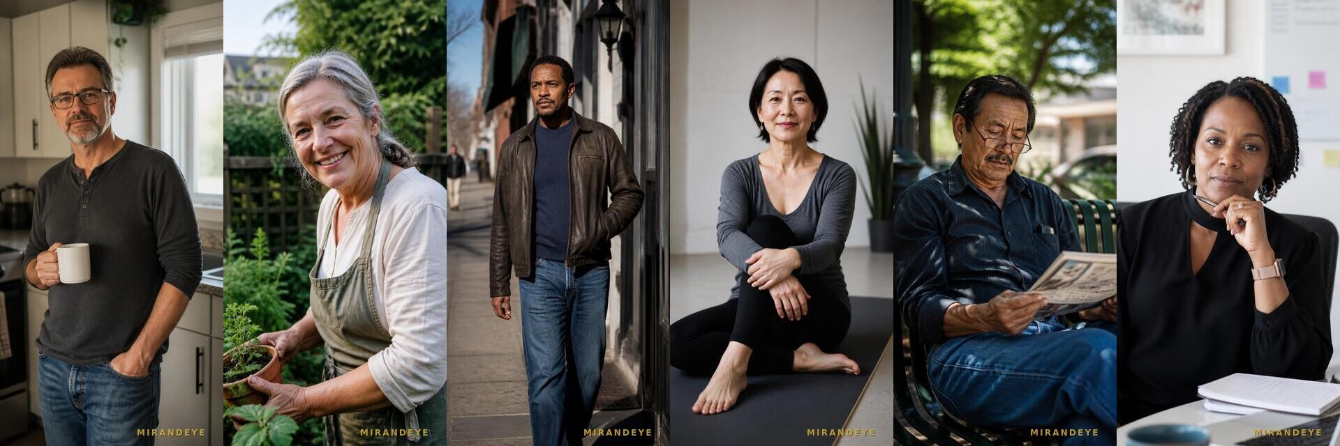 People finding calm and connection in everyday life